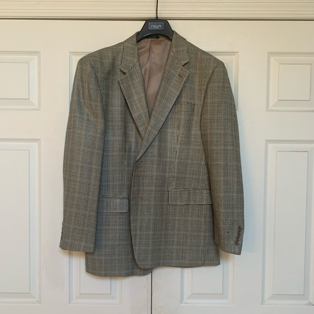 Men’s Plaid Blazer